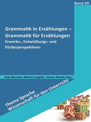 cover image of Grammatik in Erzählungen--Grammatik für Erzählungen